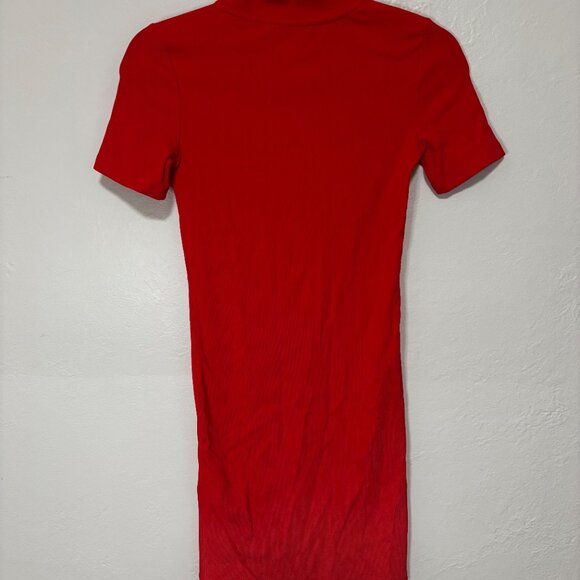 Bershka Red Mini Dress Size Small - Picture 5 of 8